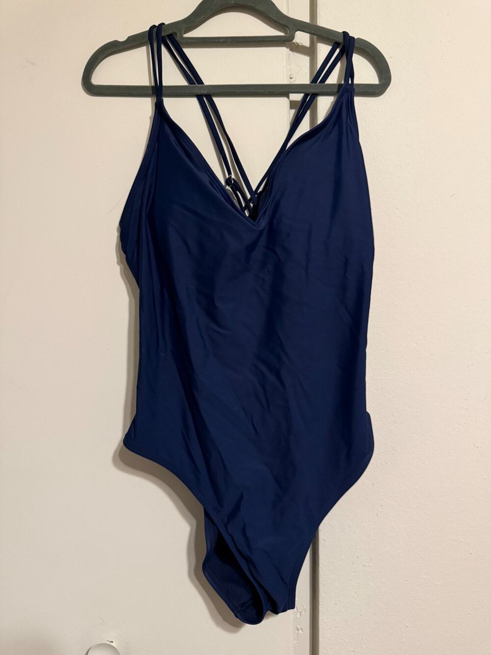 Hurley Women's Size XXL Navy Blue One Piece Adjustable Swimsuit